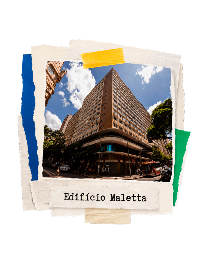Colagem de fotos de Edifício Maletta