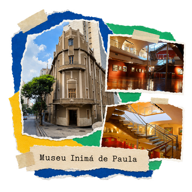 Colagem de fotos de Museu Inimá de Paula