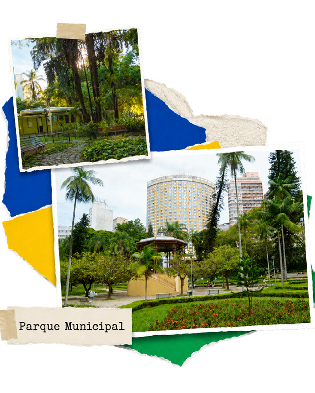 Colagem de fotos de Parque Municipal