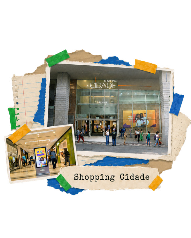 Colagem de fotos de Shopping Cidade
